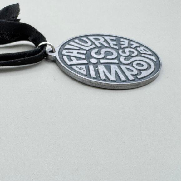 Vintage NOW Lucy H. Draper 1966 Failure is Impossible/Never Silence Medallion - Picture 5 of 8